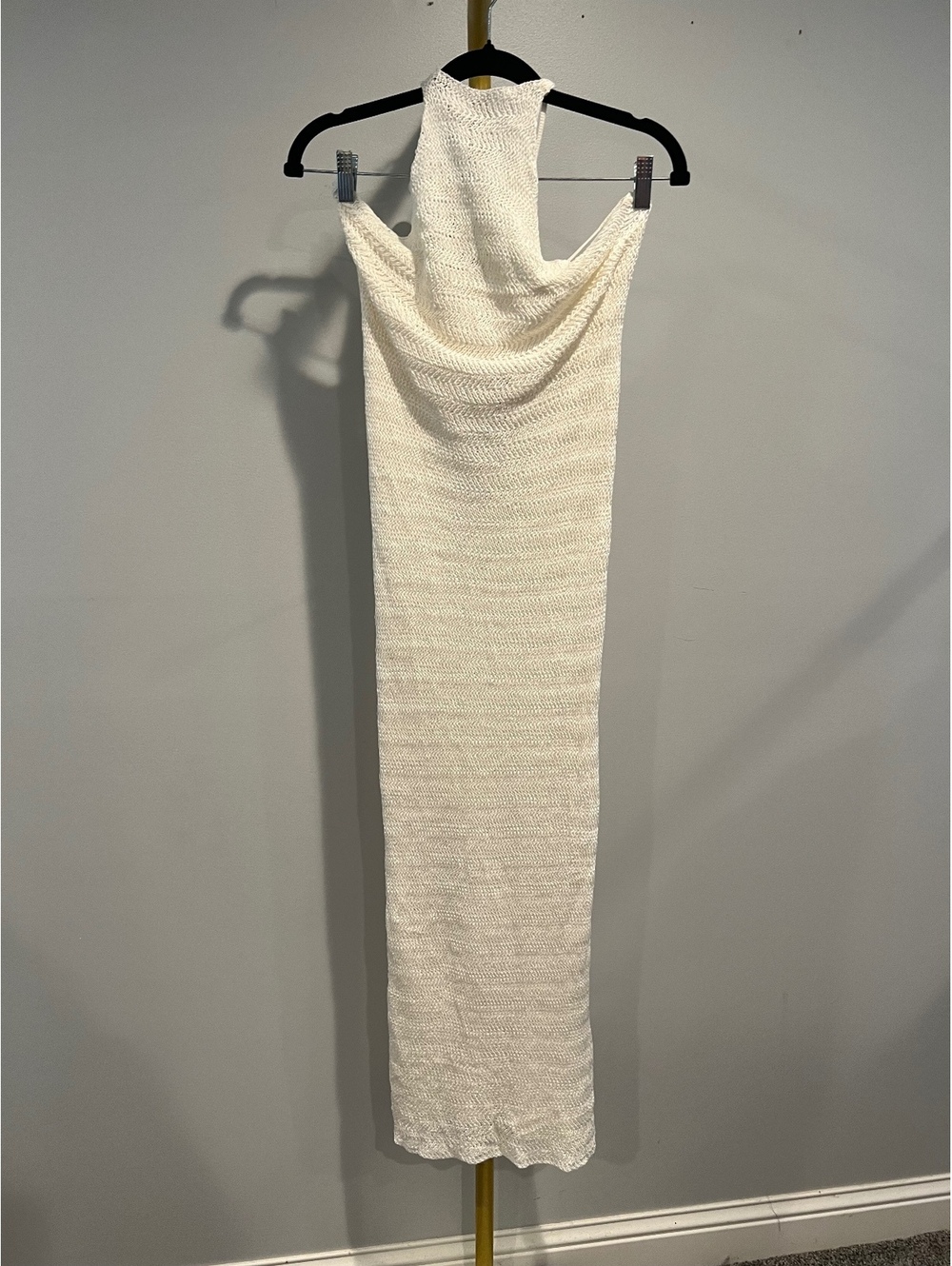NWT CUPSHE High Neck Halter Knit Dress